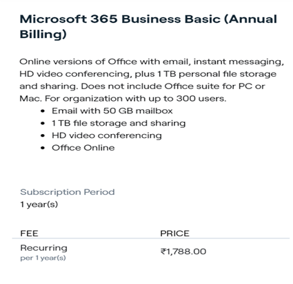 Microsoft 365 Plan